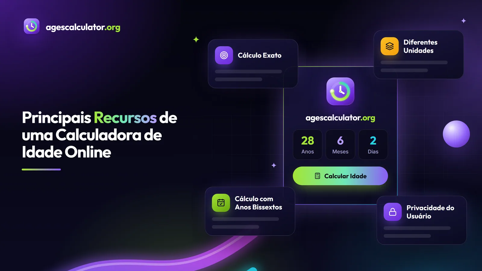 Principais Recursos de uma Calculadora de Idade Online – Cálculo Exato, Diferentes Unidades, Cálculo com Anos Bissextos